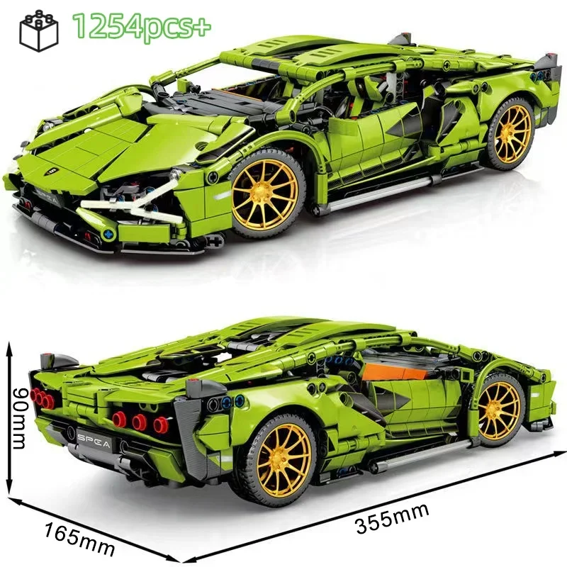 2025 منتج جديد تكنولوجيا نموذج سيارة مشروع البناء لعبة الطوب الكبار الصبي بنة الإبداعية لتقوم بها بنفسك منضدية الديكور #1