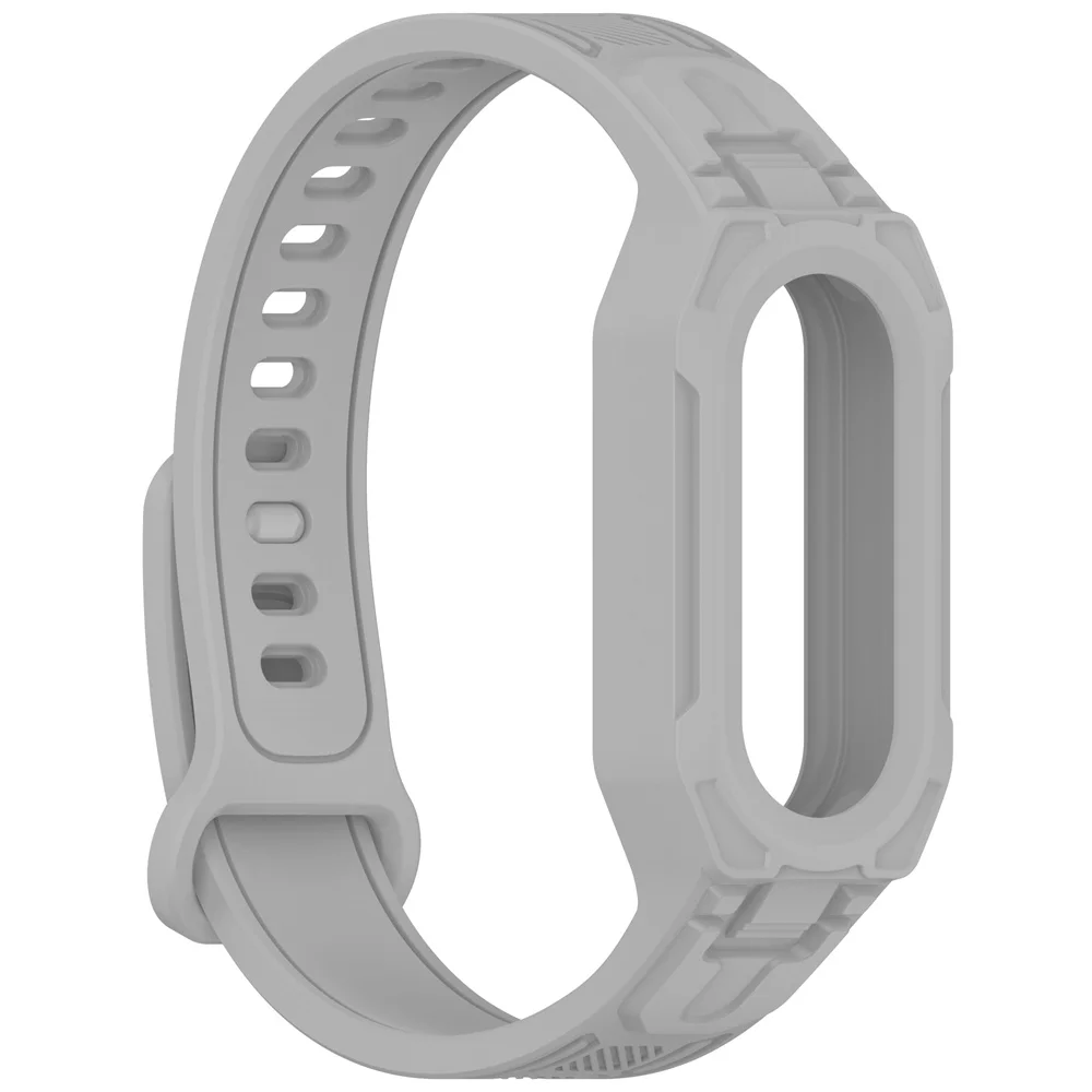 Watchband For Xiaomi Band 9 Silicone Watch Strap With Texture Surface Integrated Wristband For Xiaomi Band 9NFC/8NFC