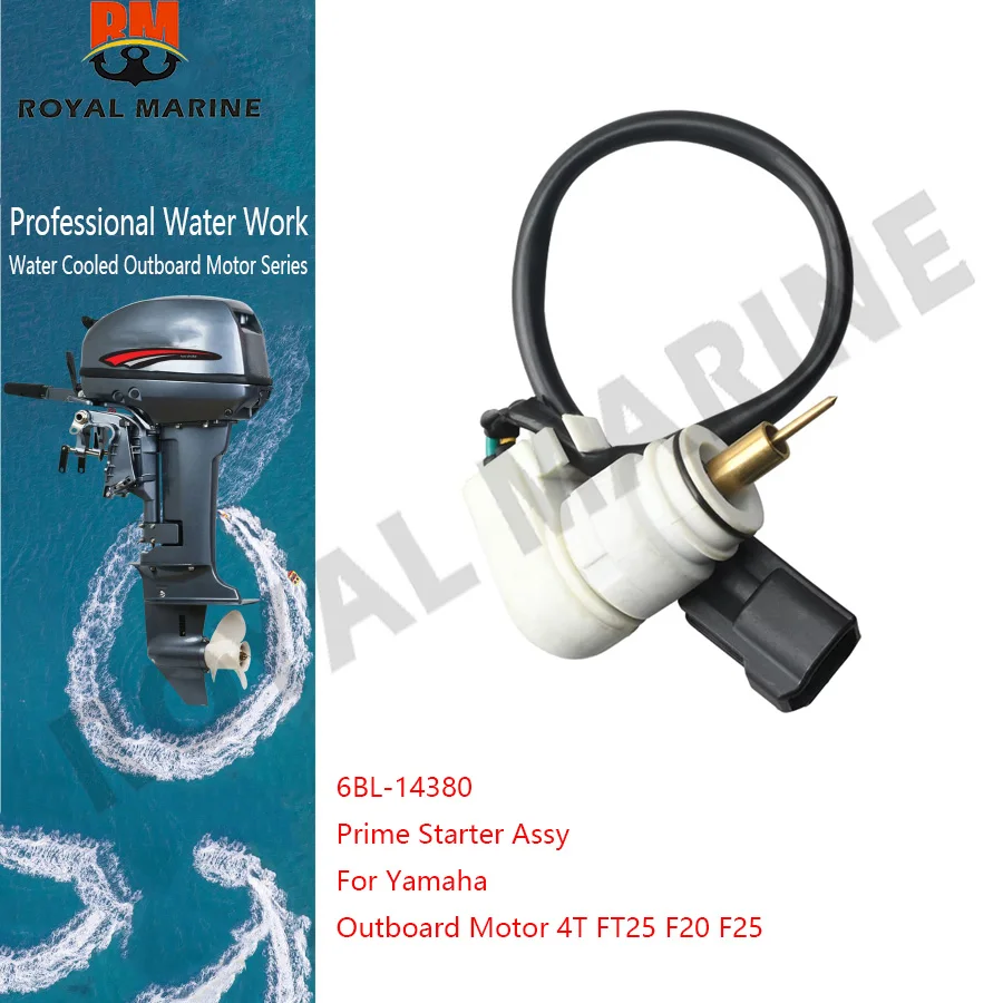 

For Yamaha Prime Starter Assy 6BL-14380 Outboard Motor 4 storke FT25 F20 F25 6BL-14380-00 Boat Engine Parts accessories