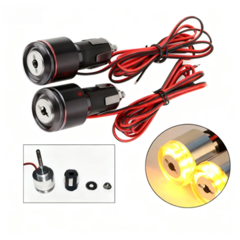 

Motorcycle Modification Accessories Turn Signal Light Handlebar Plug Weighted Balance Terminal
