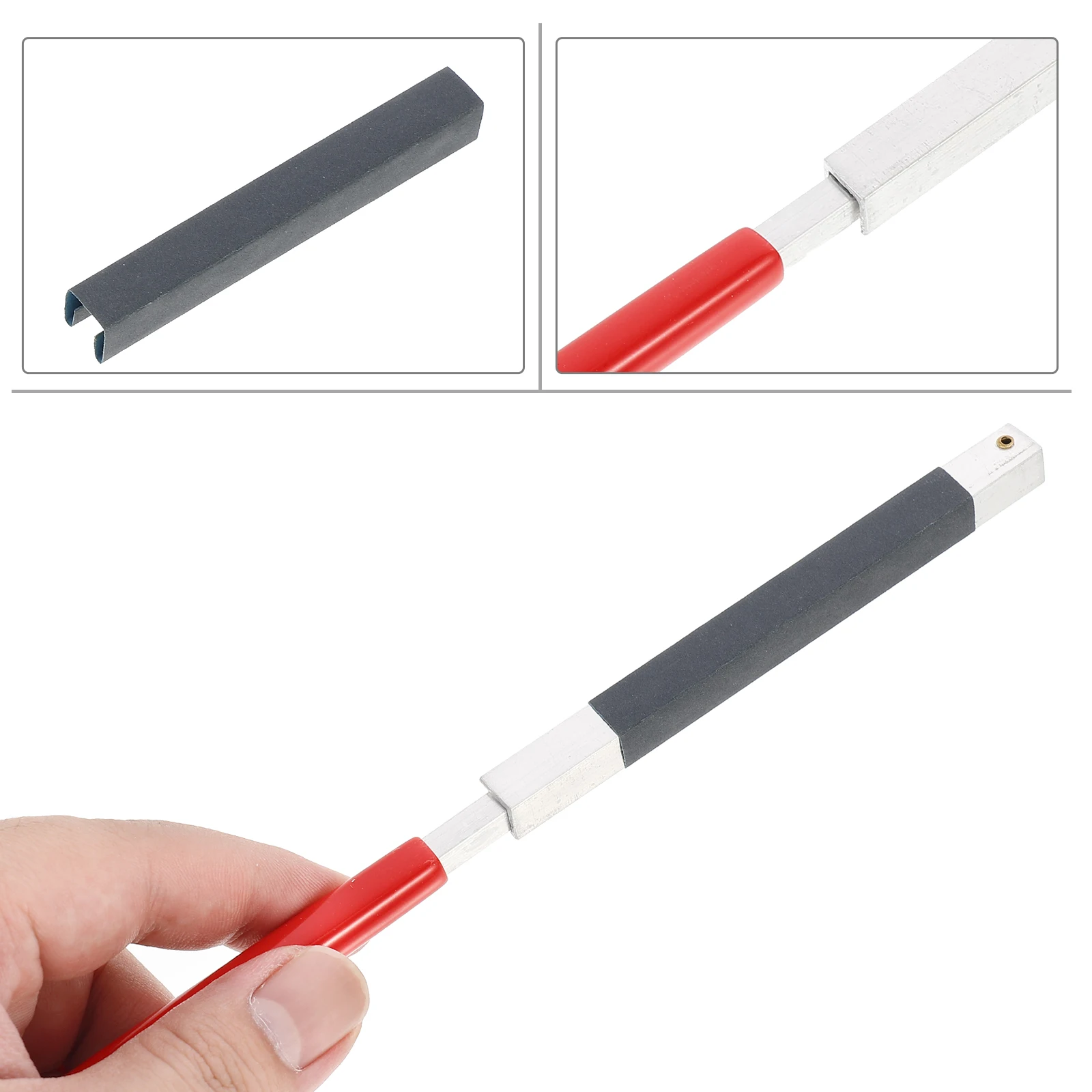 Plastic S 90mm Holder Stick for Manual Grinding Grinding Polishing Tool Polishing S paper Holding Stick Tool Durable Reusable