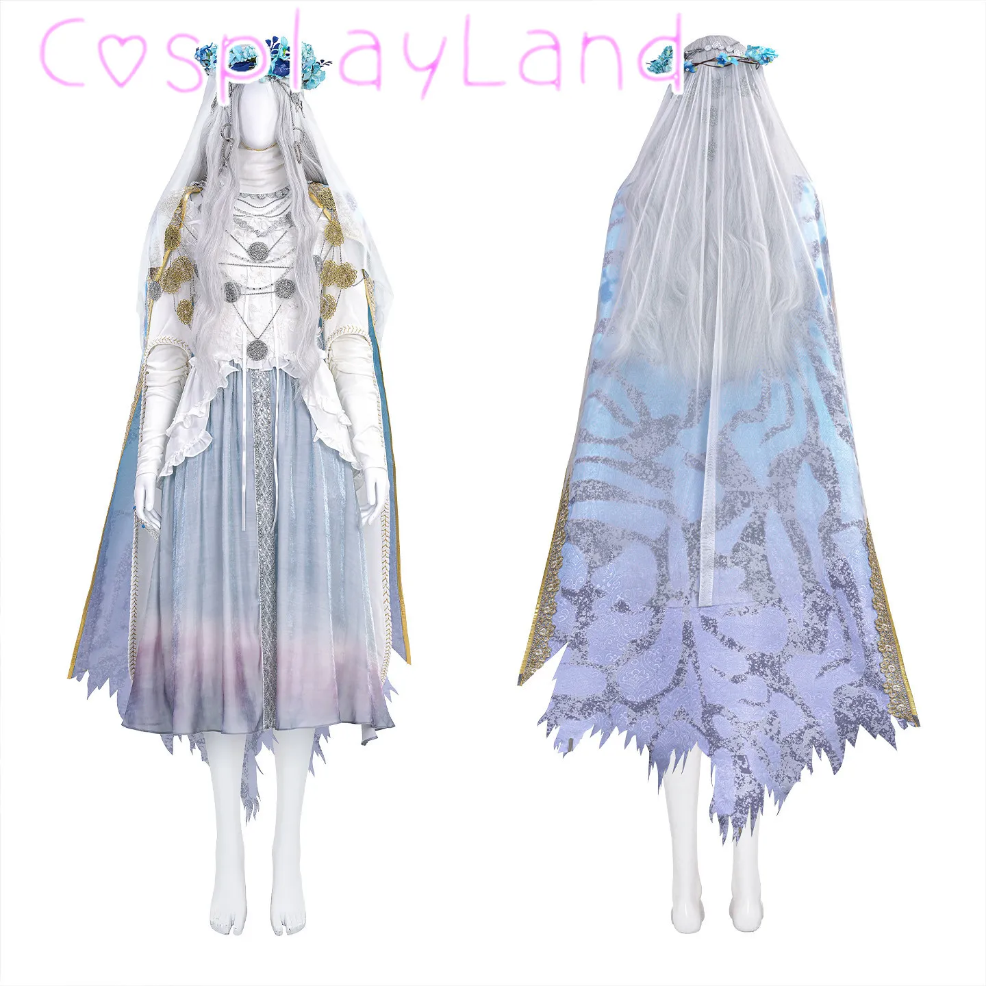 

Game Ring Cosplay Nightreign Cosplay Costume Women Fancy Dress Accessories Full Set Halloween Comic Con Outfit Custom Made