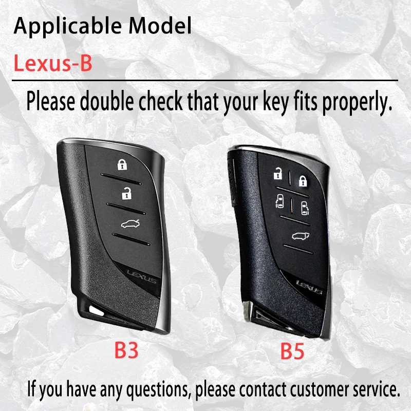 Alloy Leather Car key case for lexus rx 300 330 350 400h is 250 200 lx 470 570 gx 460 470 ct 200h 2019-2024 IS ES GS RX LX GS GX