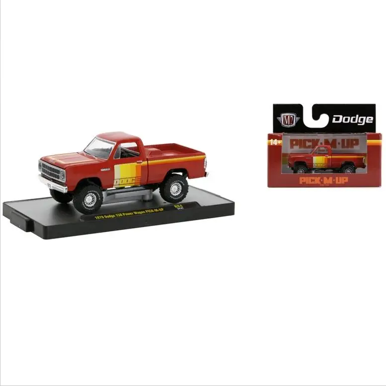 M2 Machines1/64 1979 dodge 150 Power Wagon PICK-M-UP Car model toy