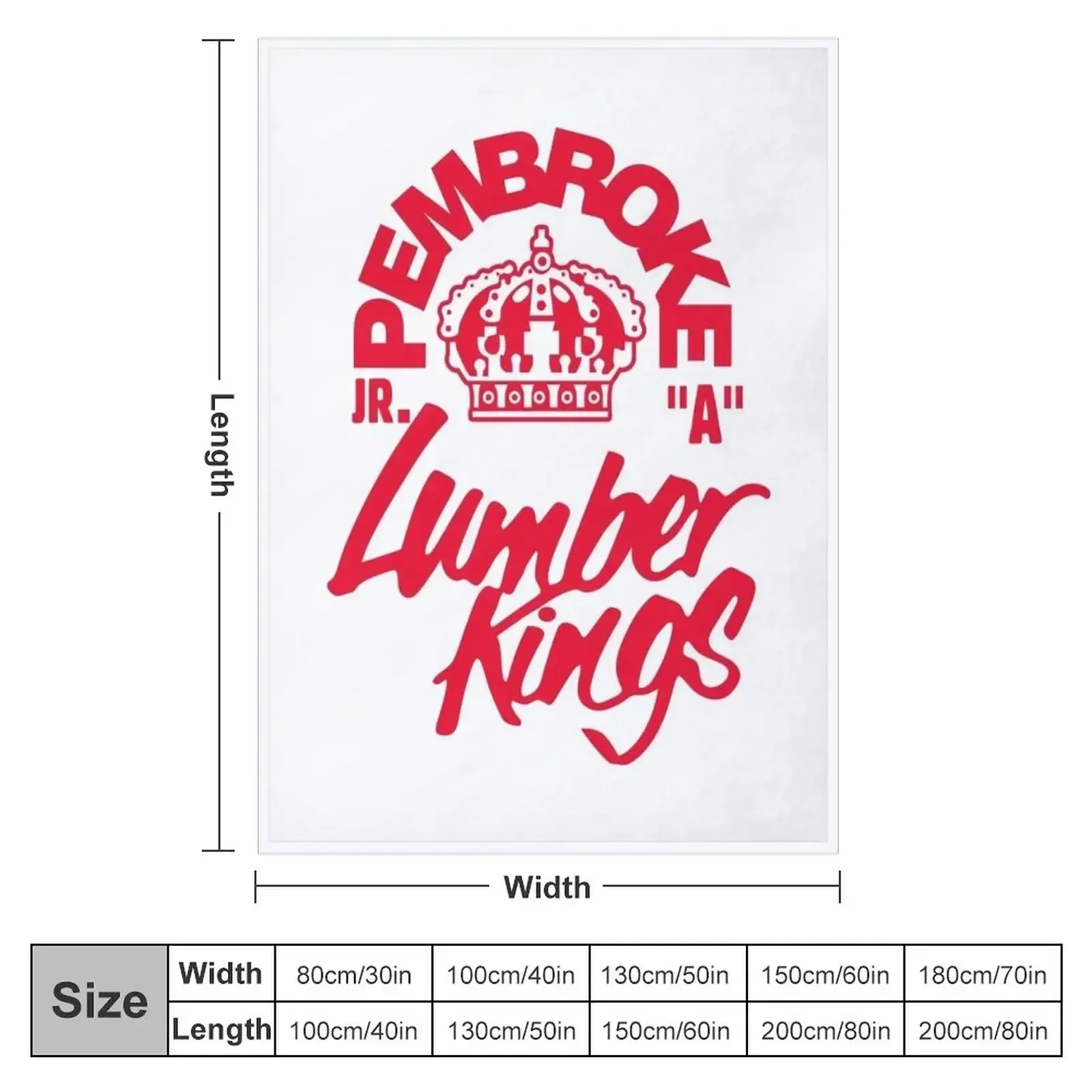Pembroke Lumber Kings Throw Blanket Comforter heavy to sleep For Decorative Sofa Luxury Thicken Blankets