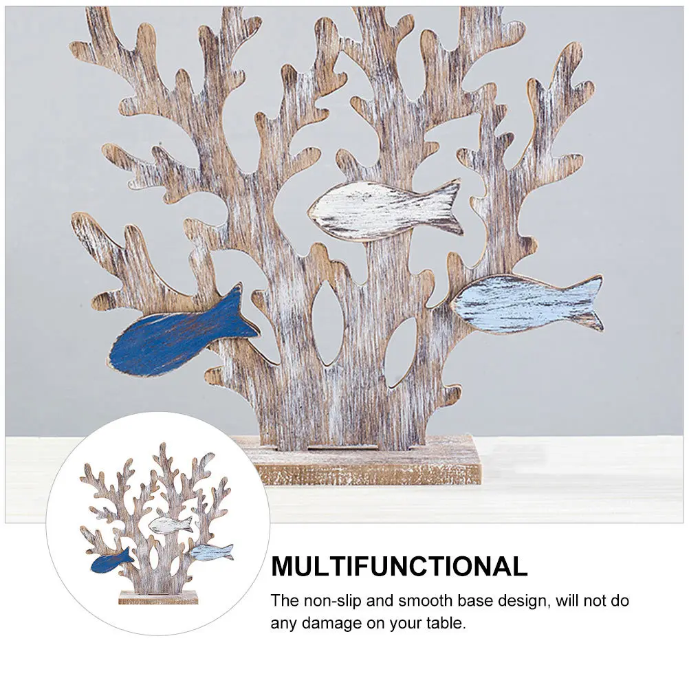 

1Pcs Mediterranean Style Decorative Coral Tree Ornament Home Desktop Decor Office Life Creative Adornment