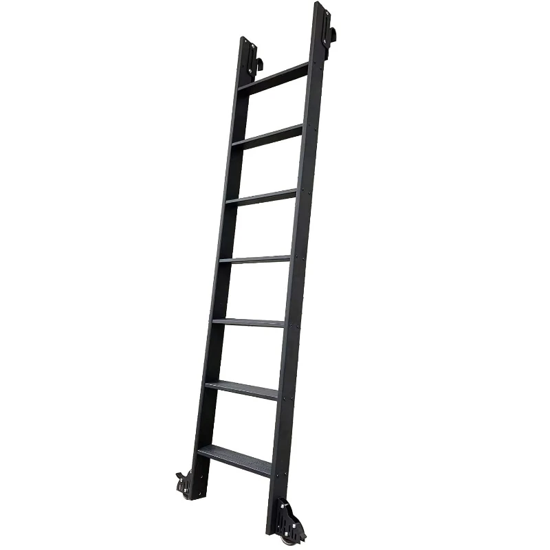 Imagem -02 - Gancho em Rolling Library Ladder Hardware Kit Deslizante Track Kit Rolo de Piso com Freio Metal 87 22 m 4ft 122cm