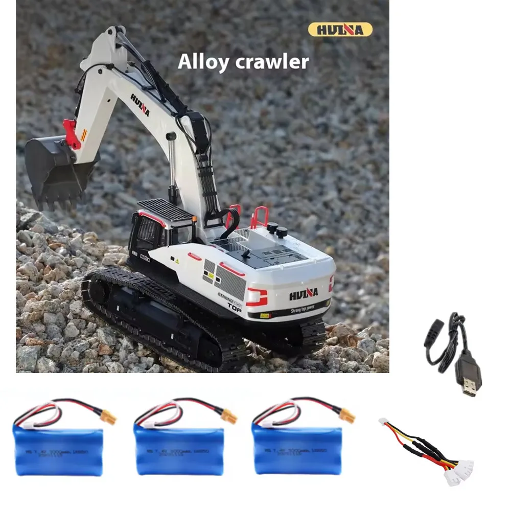 

HUINA 594 Запчасти Аккумулятор 7,4 В 3000 мАч, USB-зарядное устройство, аккумулятор для радиоуправляемого экскаватора HUINA 594 Разъем XT30 Аксессуары HUINA 594