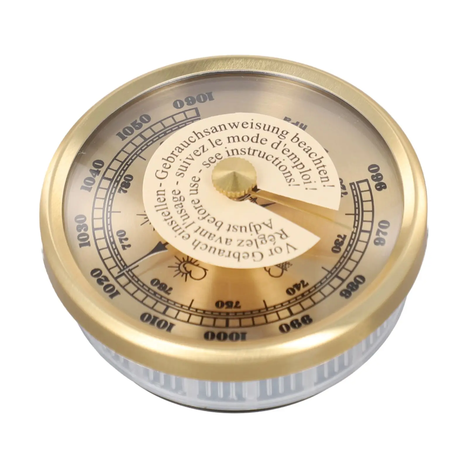 

Регулируемый барометр Барометр для измерения в помещении 70 мм Устройство для измерения погоды Регулируемые настройки Простота в использовании