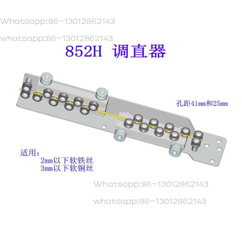 Computer wire cutting machine, straightener 5-wheel cable arrangement, universal straightener 9 peeling machine