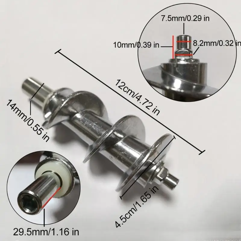 F92C Grinder Knife Stainless Steel Material Mincer Plate Disc Knife with Hole