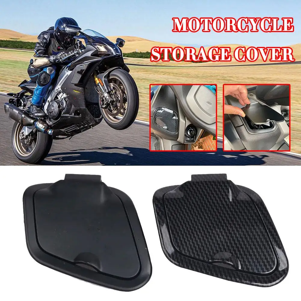 For Yamaha NMAX155 Nmax V2 Scooter Tool Box Storage Pattern Carbon Waterproof Cover Fiber Upgrade Modification Imitation Co T0P4