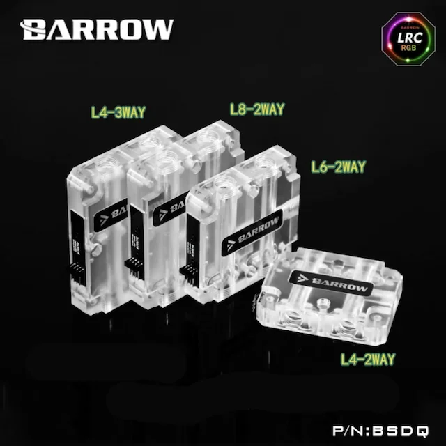 

Barrow BSDQ2 / BSDQ3, SLI / CF мосты водяной блок, для графической карты Barrow Cross Fire, LRC1.0 12 В 4-контактное освещение