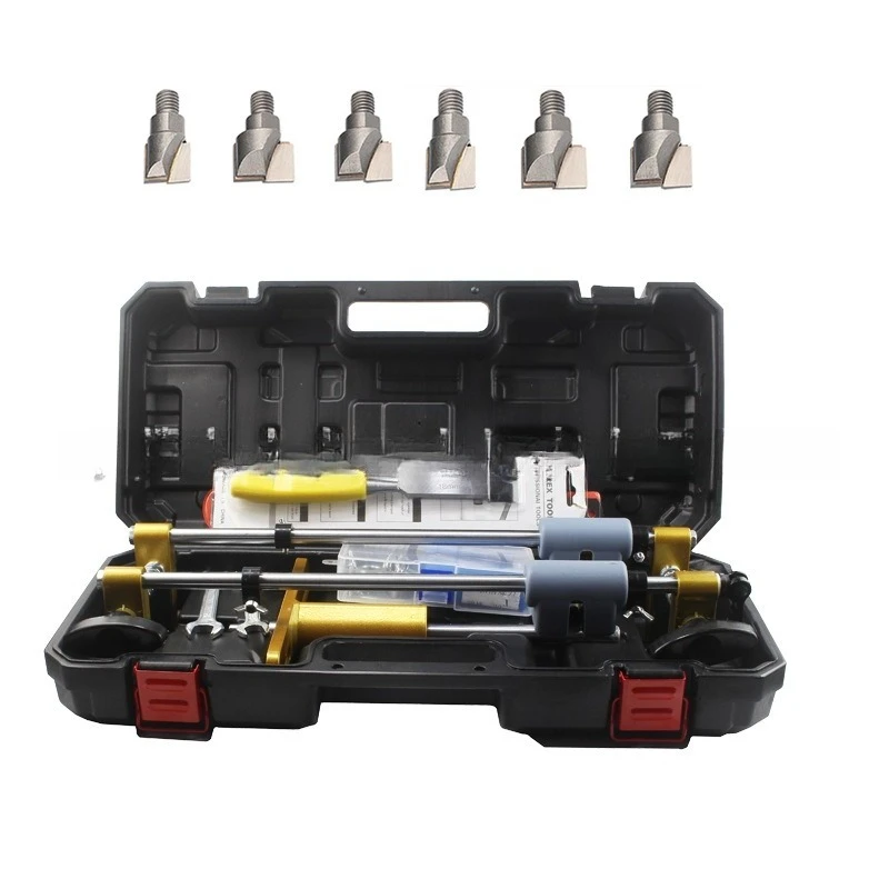 Door Lock Mortising Tool Set Woodworking Lock Hole Drilling Slotting Machine with Storage Case