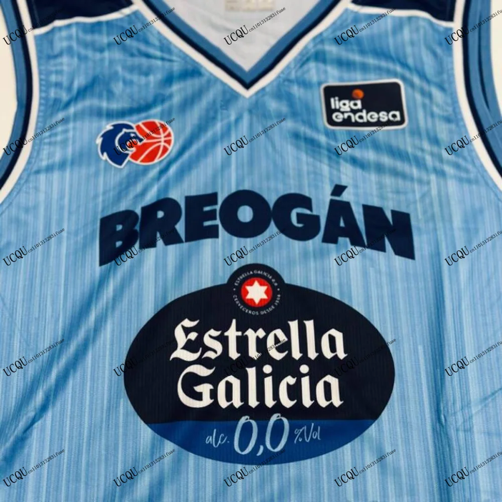 España ACB 2025-26 nueva llegada CB Breogán camiseta de baloncesto Camiseta con estampado 3D Casual local visitante chaleco para niños adultos gran oferta KIT especial