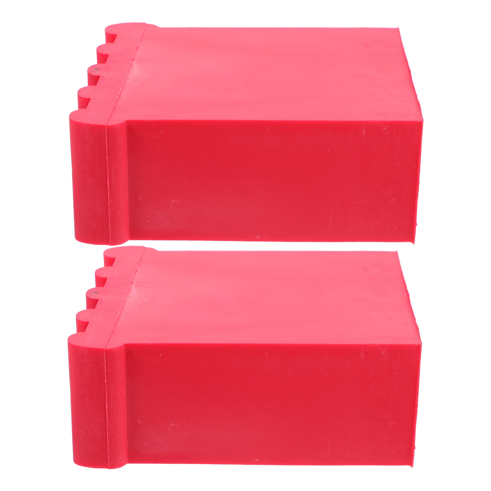 

2 Pcs Ladder Foot Cover Feet Mat Anti Slip Cushions Protection Cap Extension Pads Red