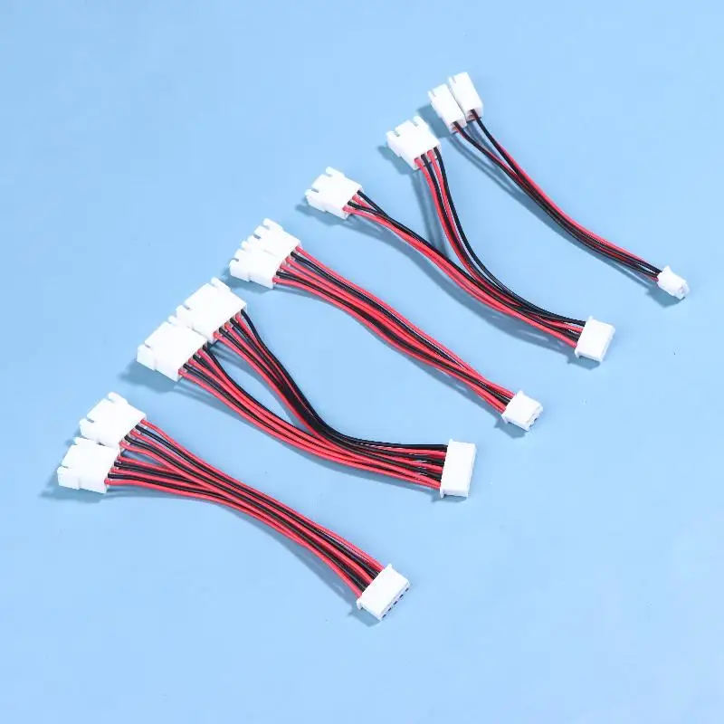 XH2.54MM Y-Splitter Cable Male To 2 Female Connector 26AWG Power Extension Cord 2/3/4/5/6 Pin Splitter Cable Adapter-F(x)