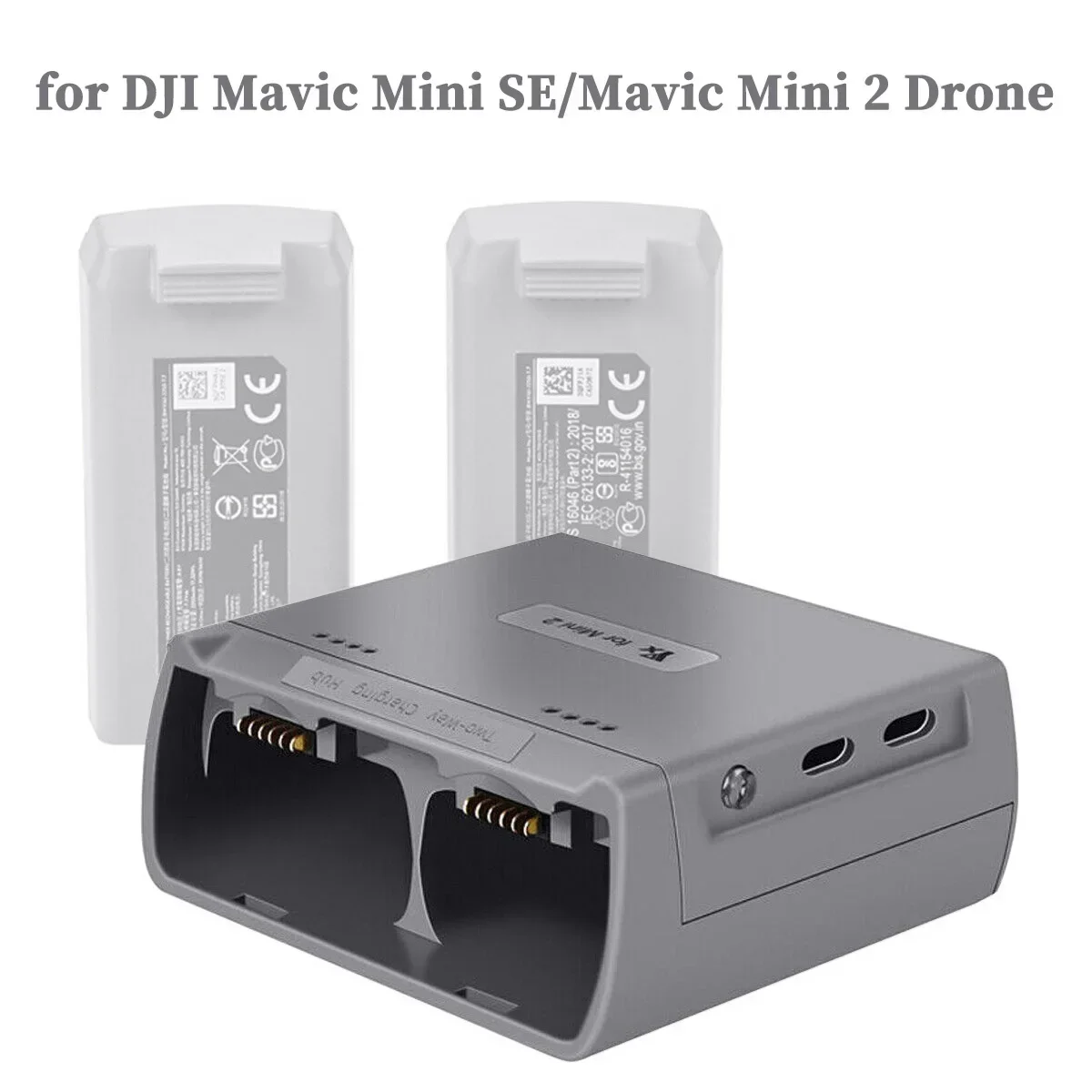 Battery Charger Bi-Directional USB Charging Hub for DJI Mini 2 SE/Mini 2