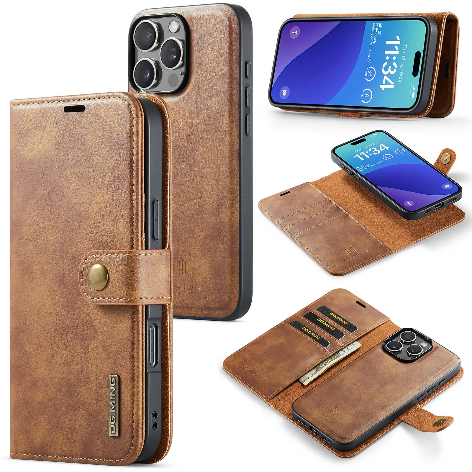 

Magnetic 2 in 1 Detachable Wallet Case for Funda Samsung Galaxy A13 A23 A33 A53 A73 A72 A52 A42 A32 A22 A12 Leather 3 Card Cover