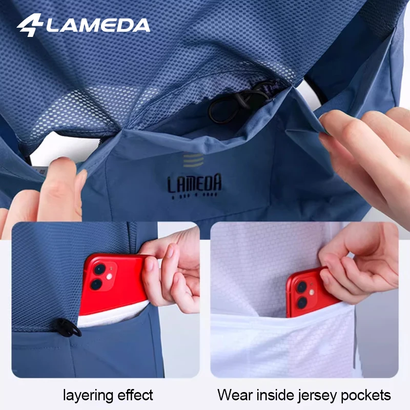 LAMEDA Road Cycling Gloves for Men and Women Shock-absorbing Half-finger Short-finger Professional Cycling Equipment