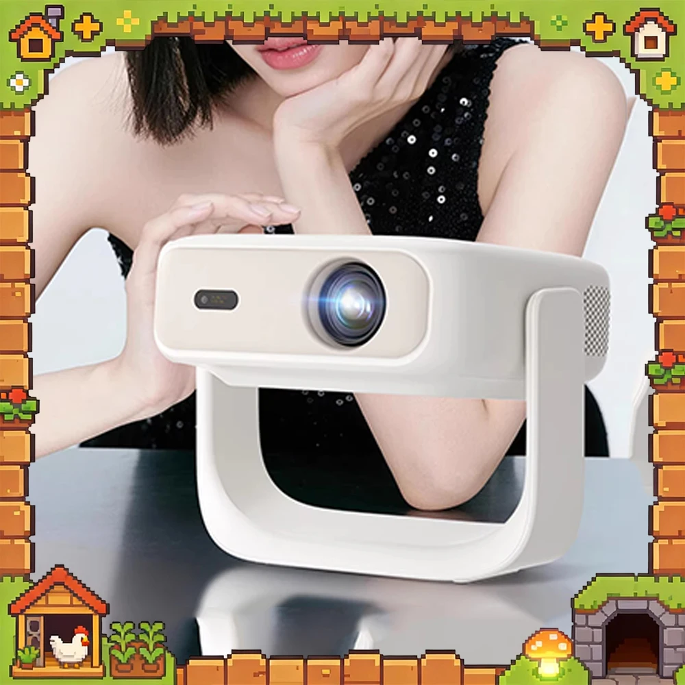 

Проектор HAQU H3 1080P 390 CVIA с адаптацией цвета к стене, контрастностью 2800:1, интеллектуальным обходом препятствий