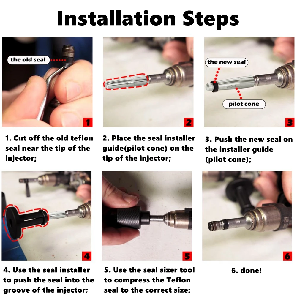 مجموعة أدوات أختام حاقن الوقود GM245 المتوافقة مع محركات GM سوبارو، تحل محل # EN-49245 EN-51105 18683AA000 #6