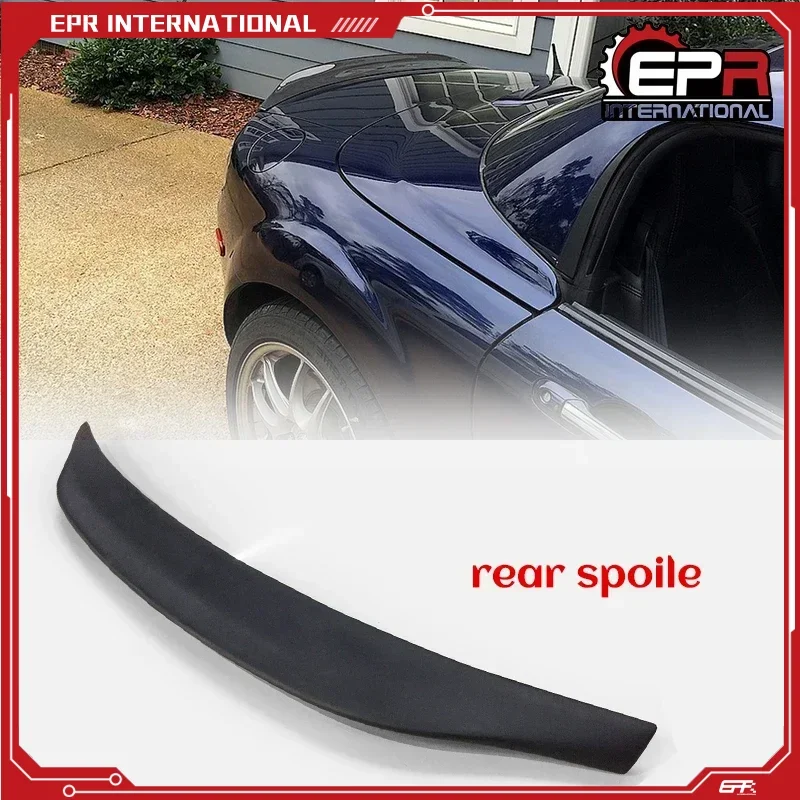 

(Local in USA) FRP Unpainted Wing Lip For Mazda MX5 NC NCEC Roster Miata EPA Type 3 Rear Spoiler (PRHT Hard Top Only) Body Kit