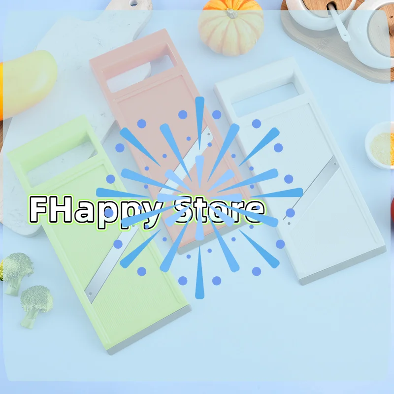 1Pcs Vegetable Cutter With Steel Blade Mandoline Slicer Potato Peeler Carrot Cheese Grater Multifunctionele Kitchen Tools