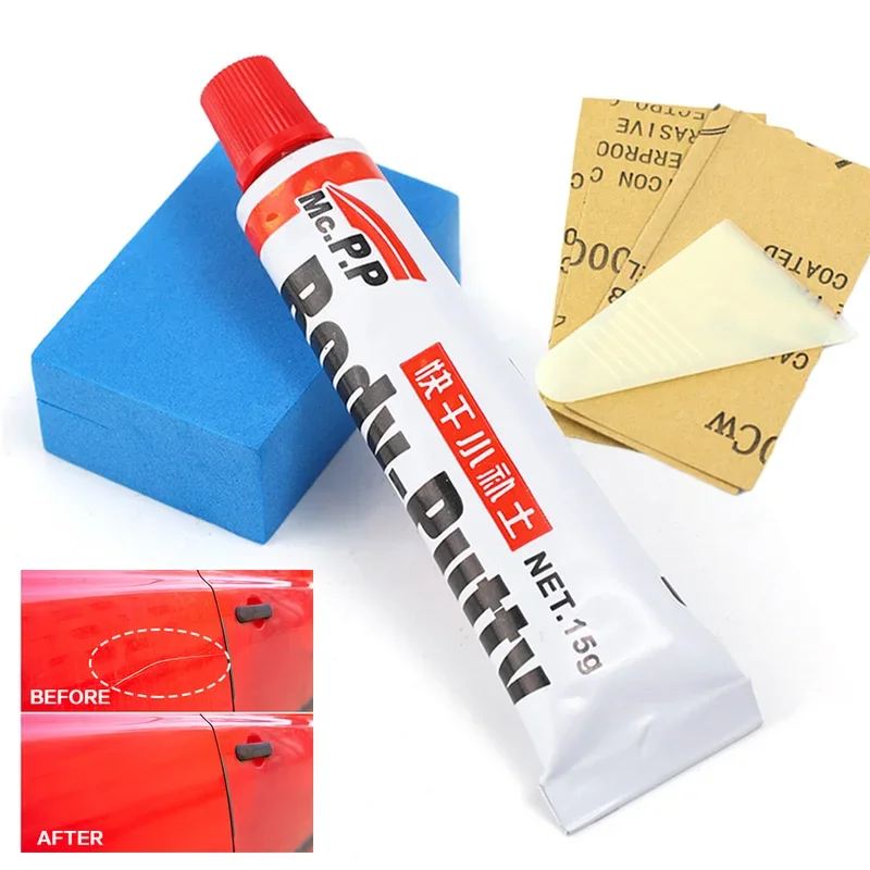 Universal Car Paint Repair Set Body Paint Putty Filler Soil Scratchs Quick Repairing Refinish Kit Auto Accessories repair paint