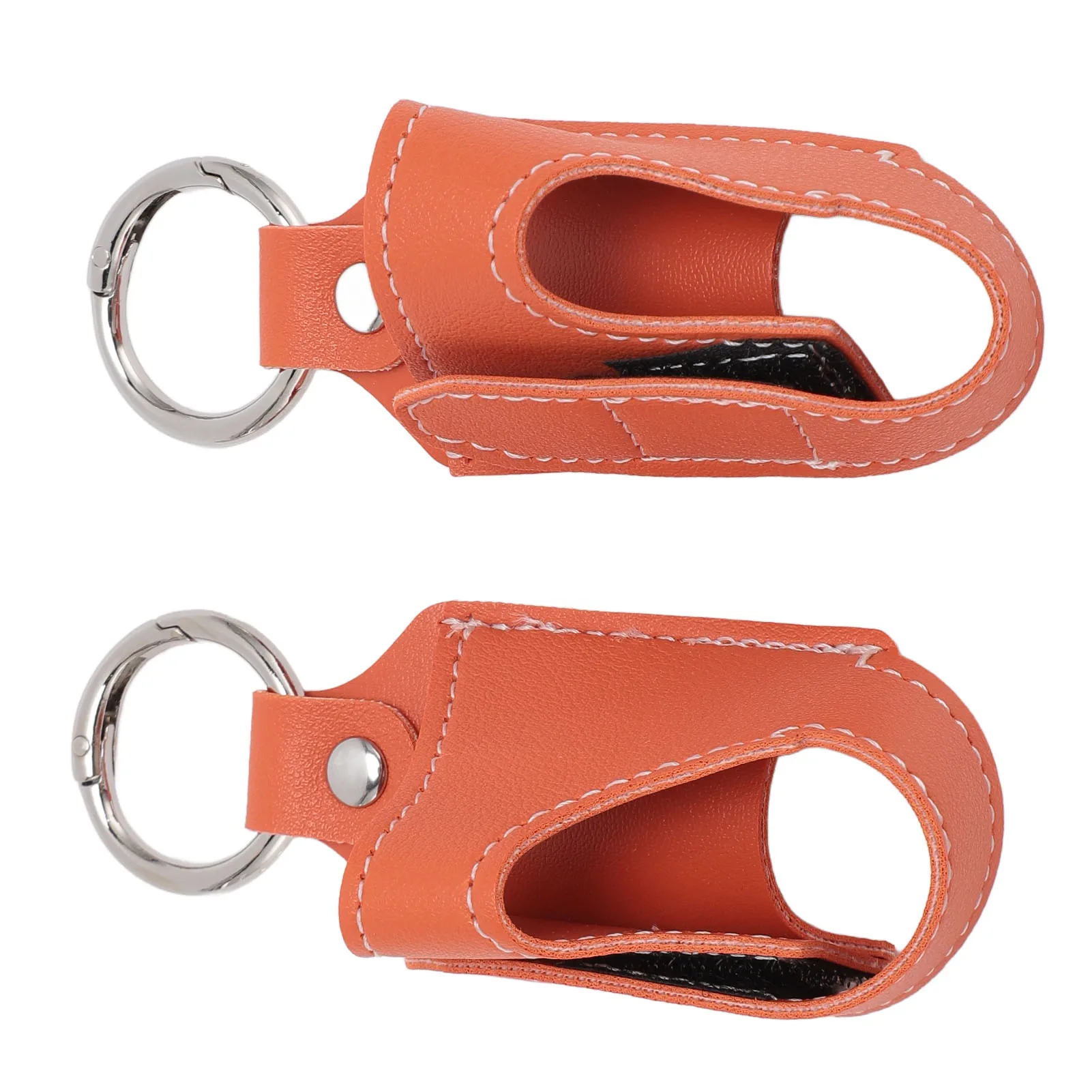 10pcs Inhaler Carrying Holder Clasp Closure Safety Carabiner Clip Portable PU Leather Inhaler Protective Holder Daily Inhaler