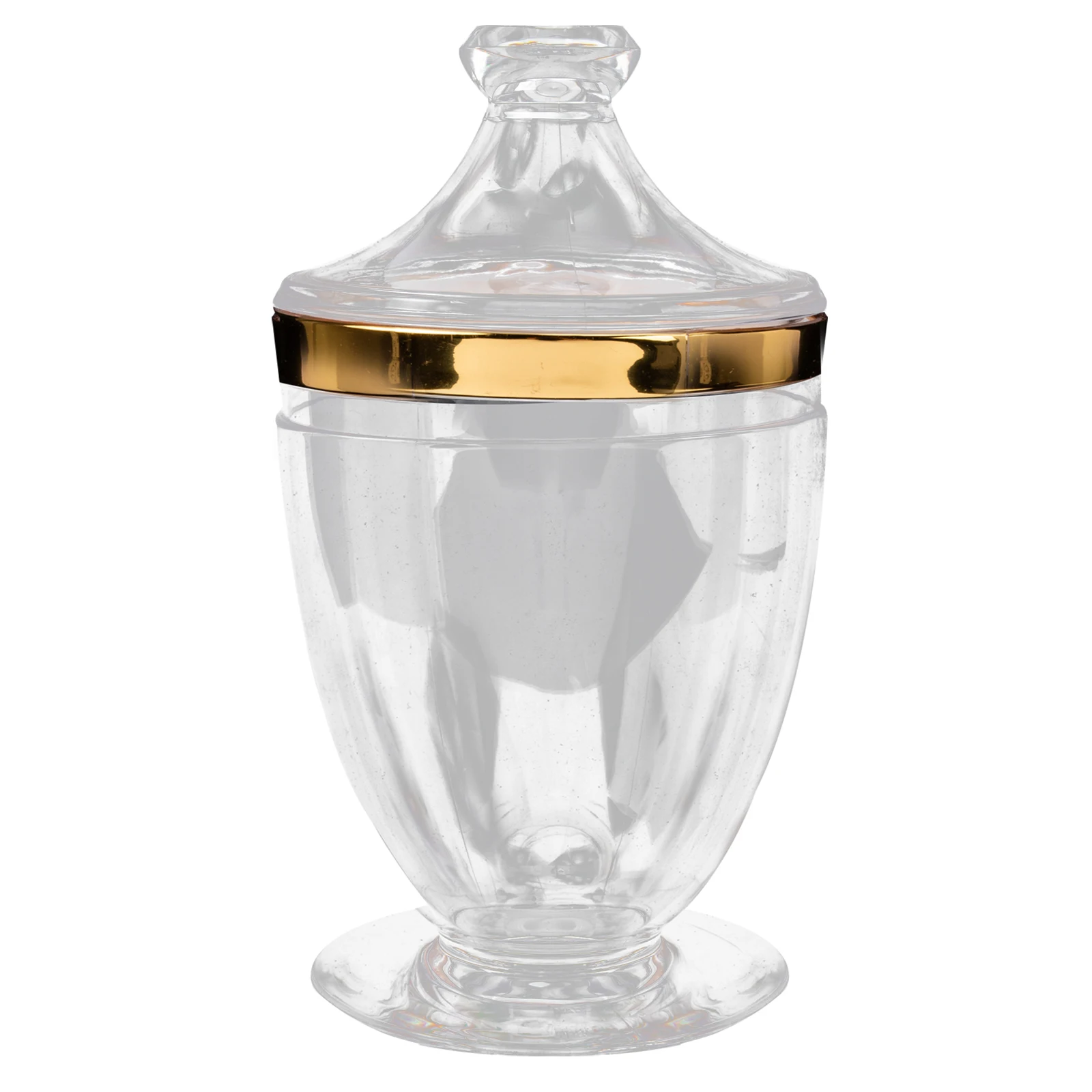 

Candy Bowl Containers Covered Dish Jars with Lids Buffet Clear Decorative for Party Table