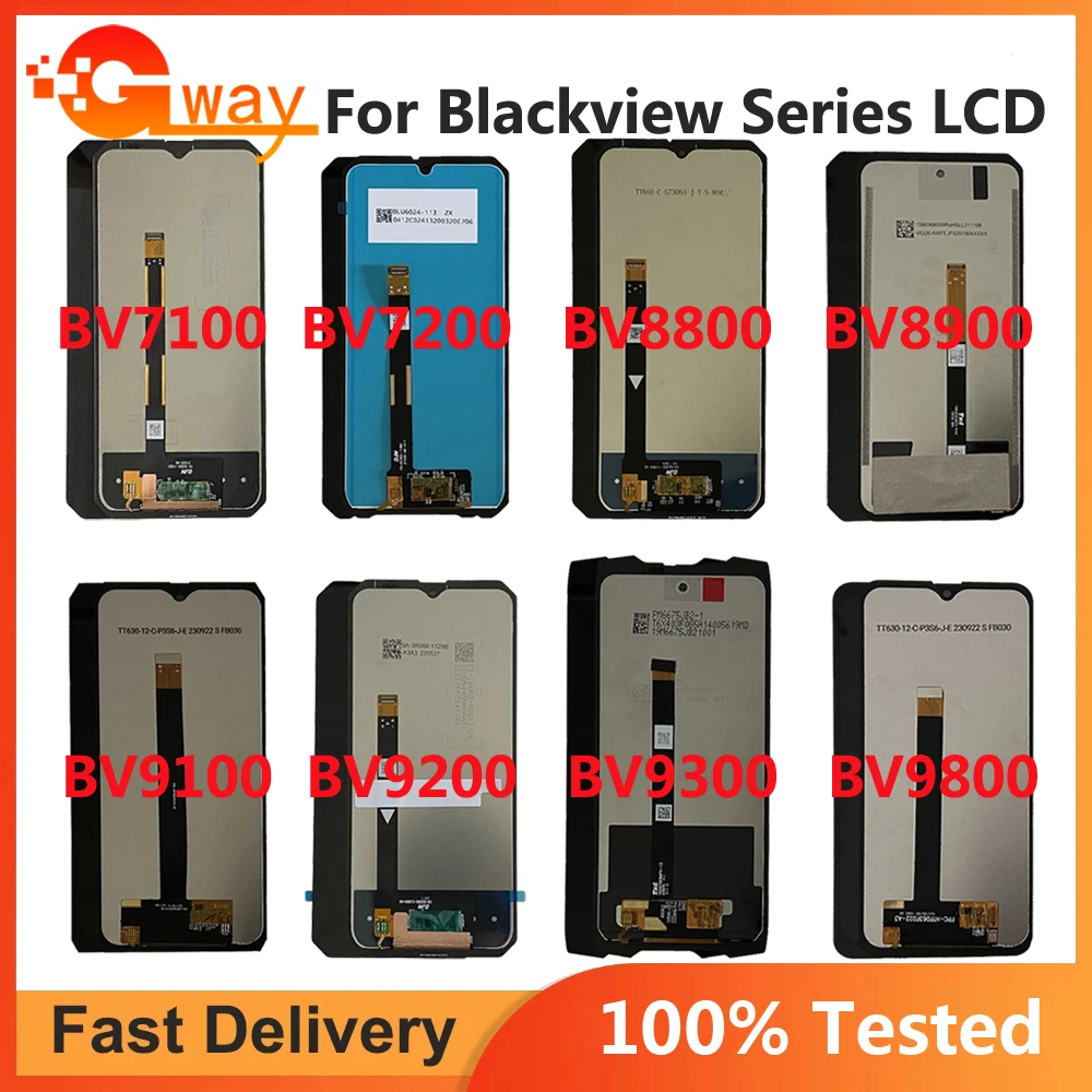 

For Blackview BV7100 BV7200 BV8800 BV8900 Pro LCD Display BLACKVIEW BV9100 BV9200 BV9300 BV9500 BV9800 Pro LCD Screen Assembly