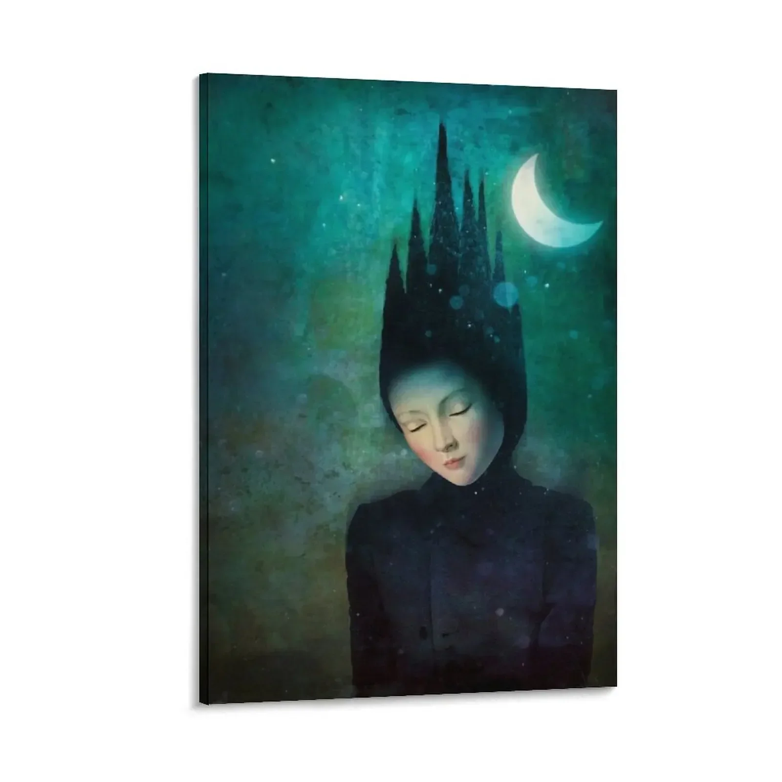 

Moonlit Night Canvas Painting anime room decoration anime decoration decorative wall poster
