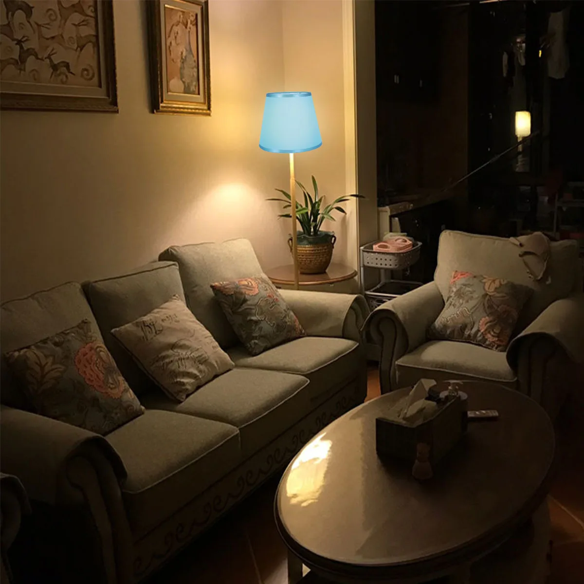 

Cloth Lampshade For Table Wall Bedside Lamp Dust Cover Decorative Lighting Home Living Room Bedroom Floor Lamp Shade Accessory