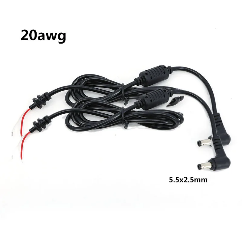 

DC 5.5 x 2.5 mm Laptop Power Connector Jack Dc Plug Adapter Charger Cable Cord 120W Notebook Charger 1.18M