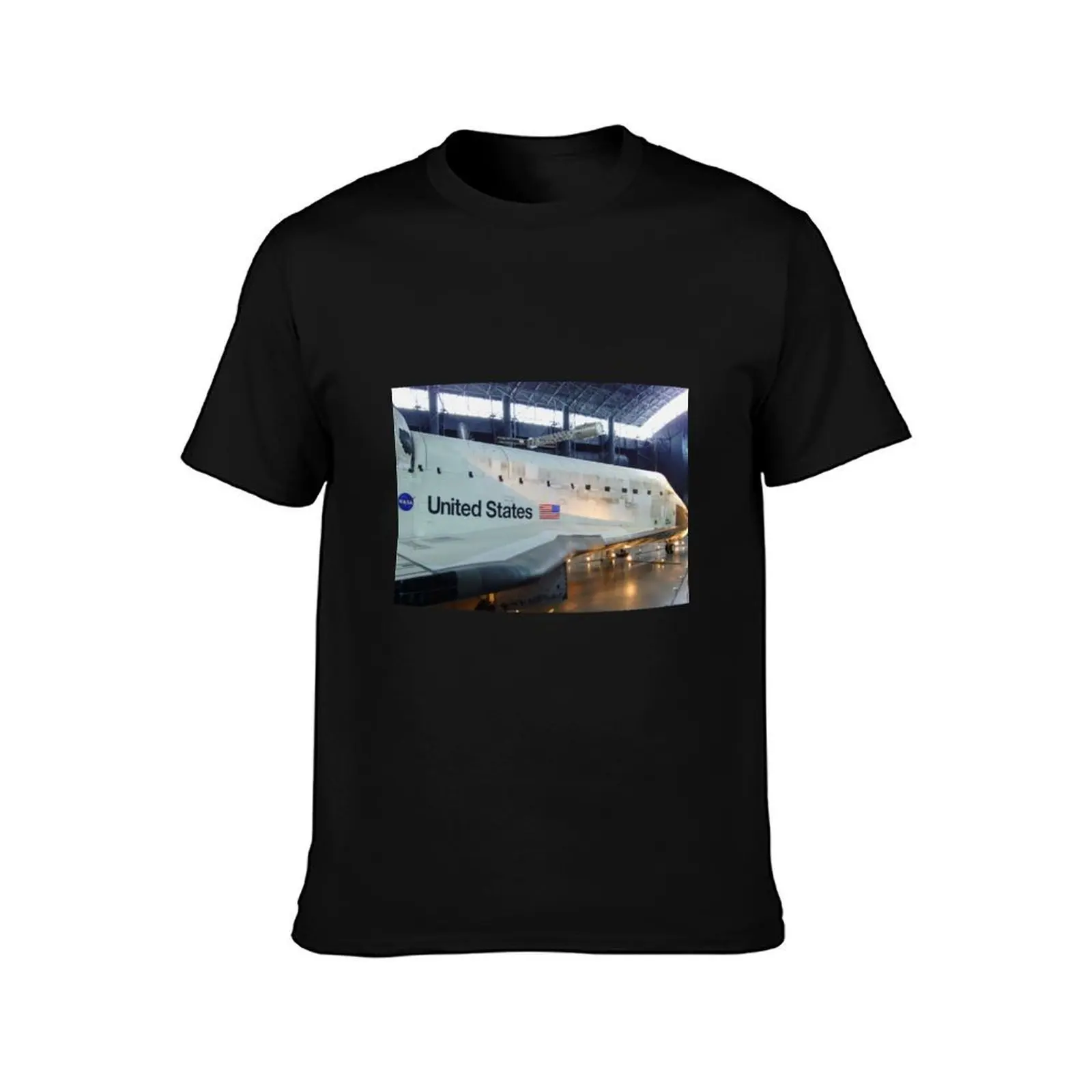 Space Shuttle Challenger Photo Smithsonian Space Amex Museum T-Shirt, Summer Casual Cotton Tee, Oversized Streetwear Tops