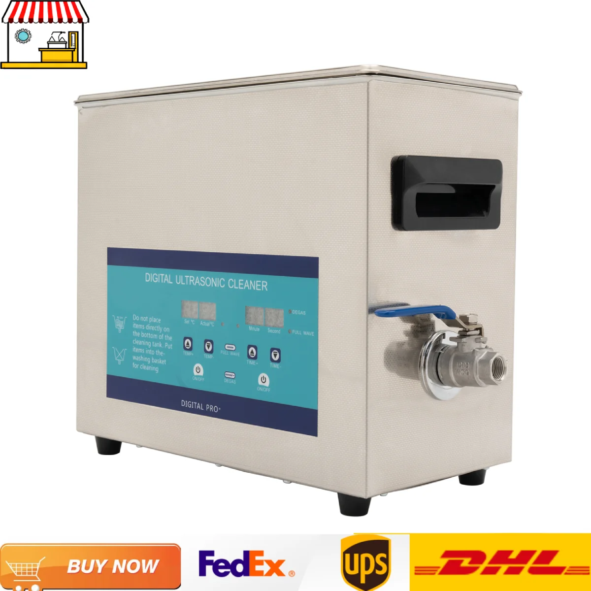 3,2 l 6,5 l 10 l 30 l Ultraschallreiniger |   Tragbare Reinigungswaschmaschine aus Edelstahl |   Ultraschallindustrie Haushaltsgerät