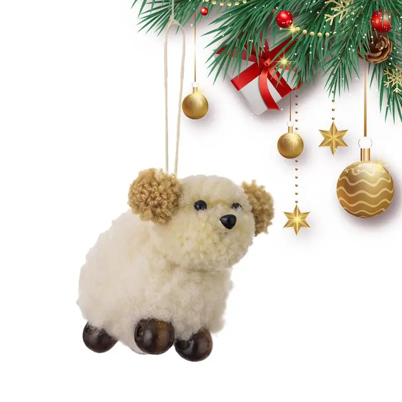 Christmas Tree Decorations Felt Puppy Charm For Christmas Tree Cute Christmas Tree Pendants Creative Holiday Ornaments For