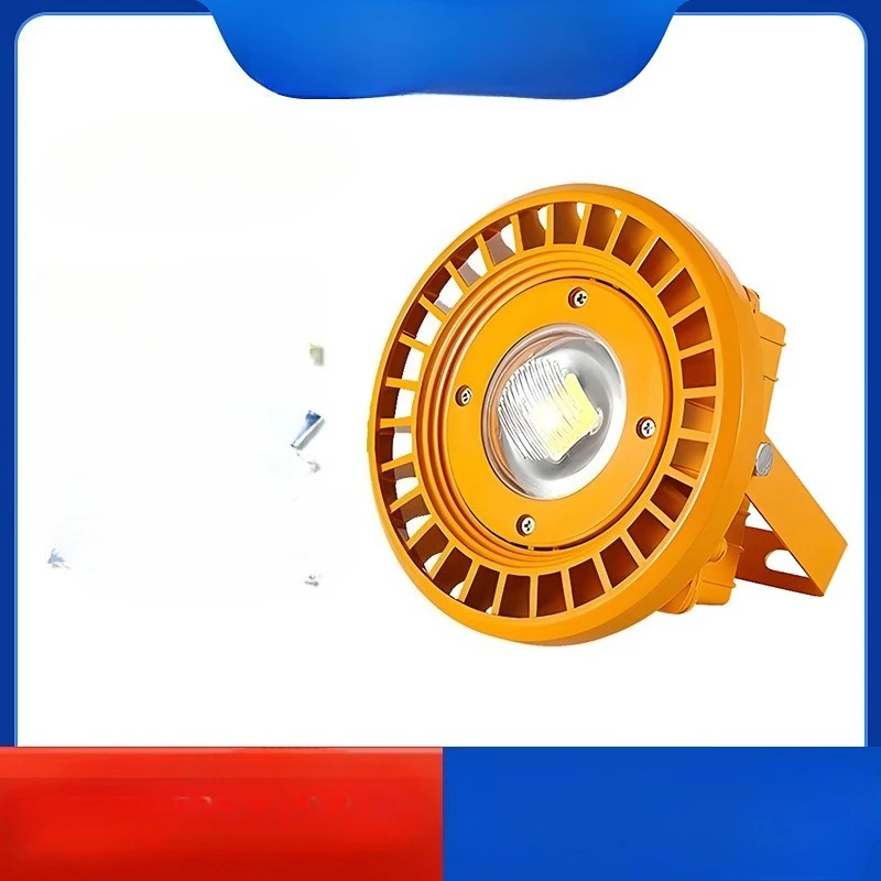 

Светодиодная взрывозащищенная лампа 50 Вт Взрывозащищенная круглая проекционная лампа для складских зданий Взрывозащищенный прожектор 100 Вт