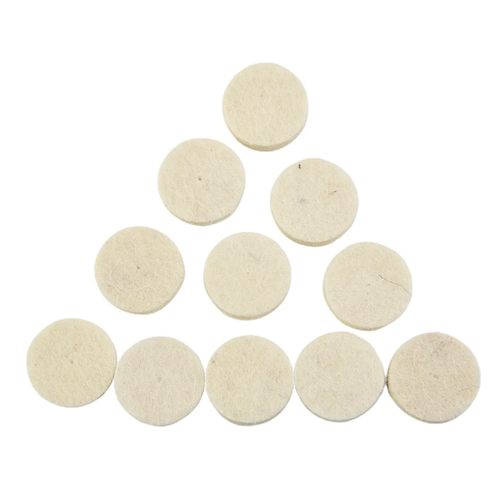 50Pcs 25mm Wool Felt Polishing Buffing Wheel Grinding Polishing Pad 2Pcs 3.2mm Mm Shanks For Dremel Rotary Tool Accessories