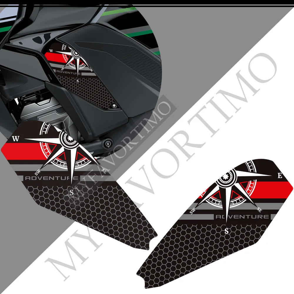 For Kawasaki VERSYS 1000 SE LT Motorcycle Front Wheel Fender Windshield Fuel Tank Pad Body Sticker Decal Decoration Kit