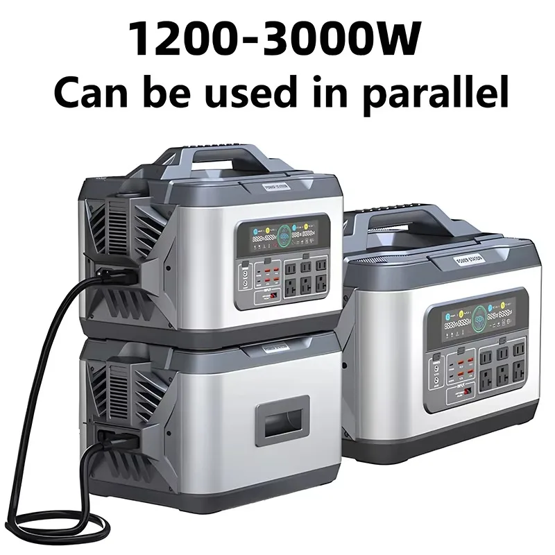 

High Quality 1110Wh LiFePO4 Portable Energy Storage Station Lithium Ion Solar Panel Power MPPT EU US Outdoor Power Backup