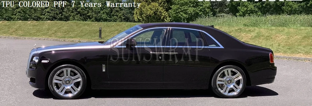 

Цветной ППФ из ТПУ, винил, красное вишневое вино, максимальная защита краски для роскошных автомобилей, суперавтомов, яхт и самолетов, 5x52 футов/рулон