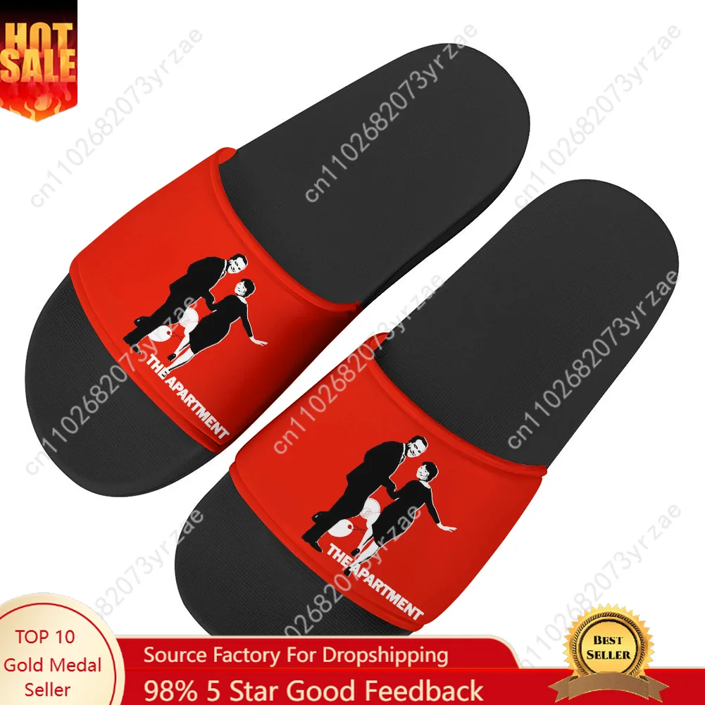 

The Apartment Flip Flops Home Slippers Mens Womens Teenager Family Slippers Bathroom Pool Casual Sandals Customized Water Shoes
