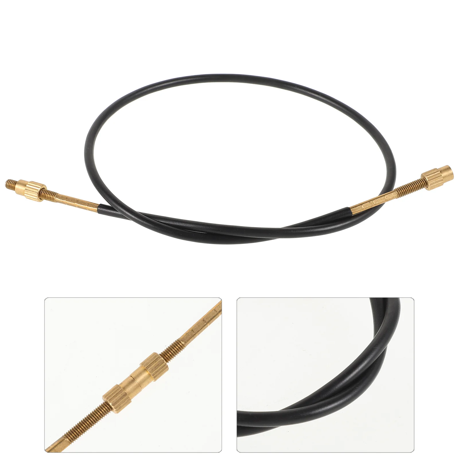 

2Pcs Steel Bass Tail Rope 44 Bass Tailpiece Replacement Accessory Durable Music Instrument Parts Stringed Instrument Accessories