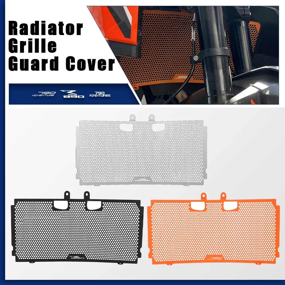 Motorcycle Accessories Radiator Grille Guard Cover For 790 890 ADV 790 890 ADVENTURE S R 2019 2020 2021 2022 2023 2024