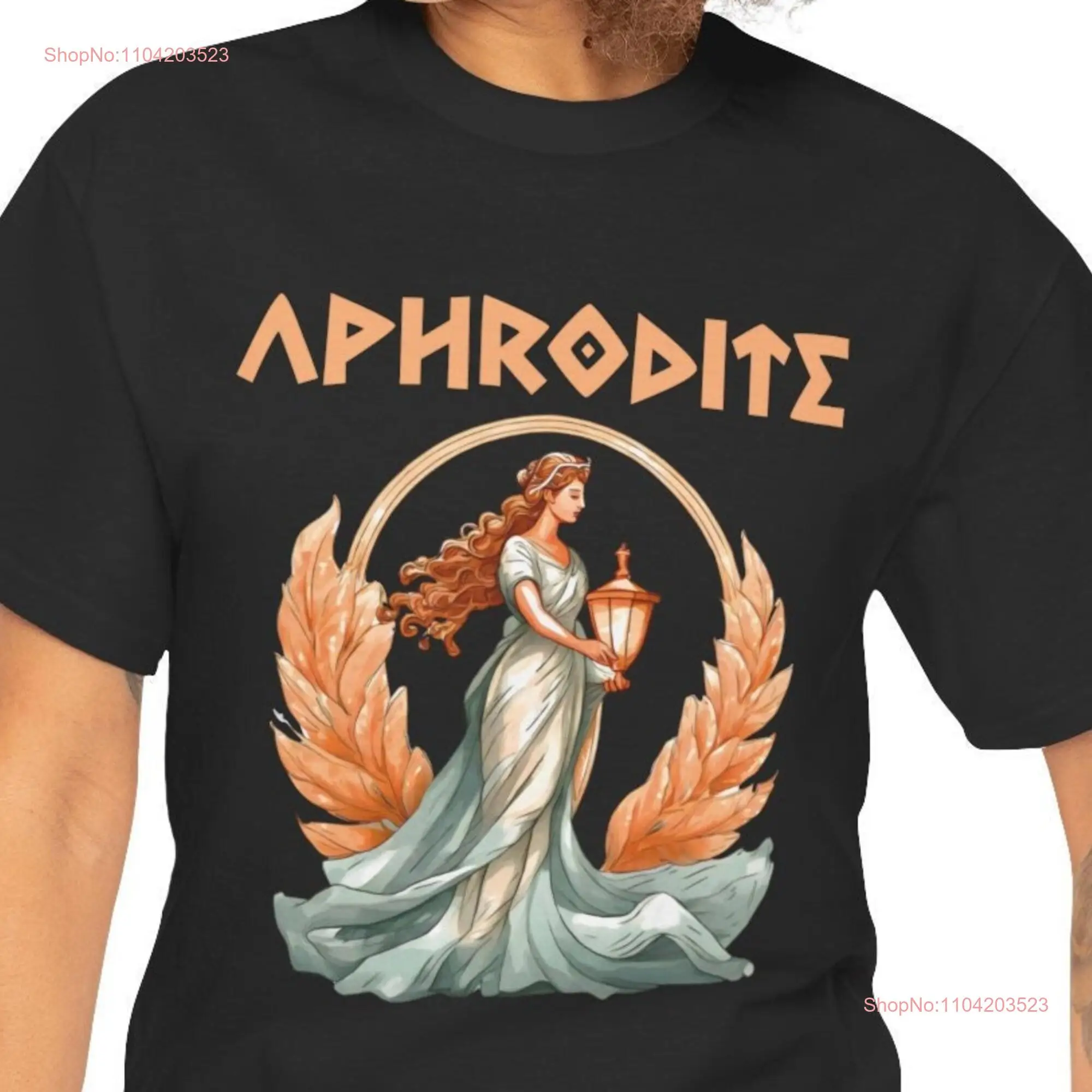 Aphrodite T Shirt Greek Mythology Goddess Sublimation Designs Lovers Comfort Colors Design long or short sleeves