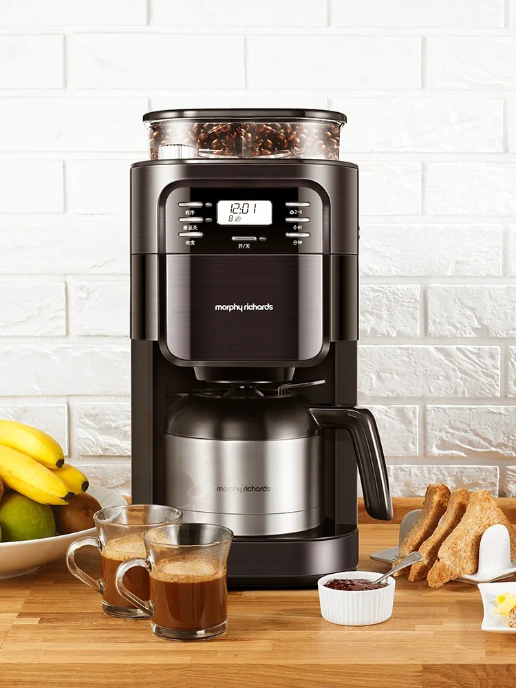 

220V Fully Automatic Coffee Maker for Home & Commercial Use with Built-in Grinder