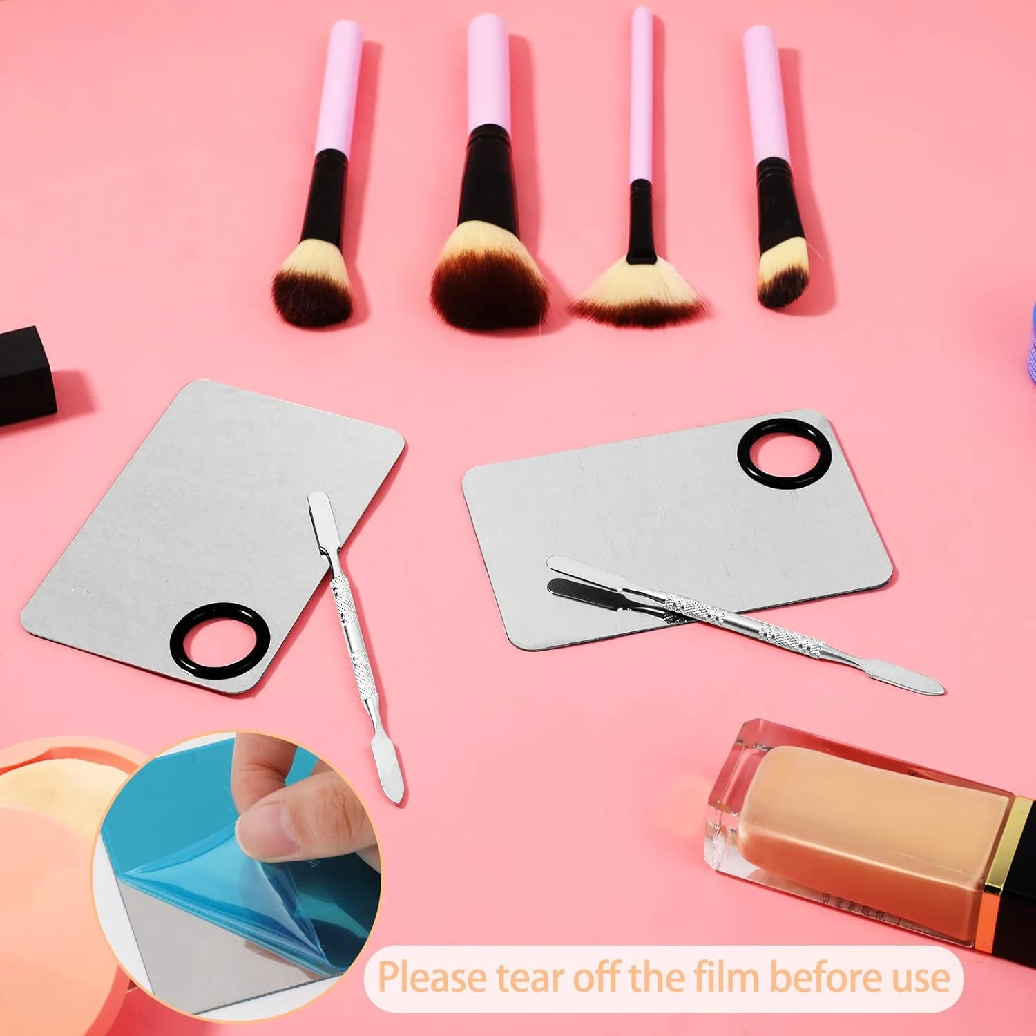 Verbessern Sie Ihre Make-up-Anwendung mit diesem luxuriösen und professionellen Mischpalettenset. Perfekt für Experten-Makeu