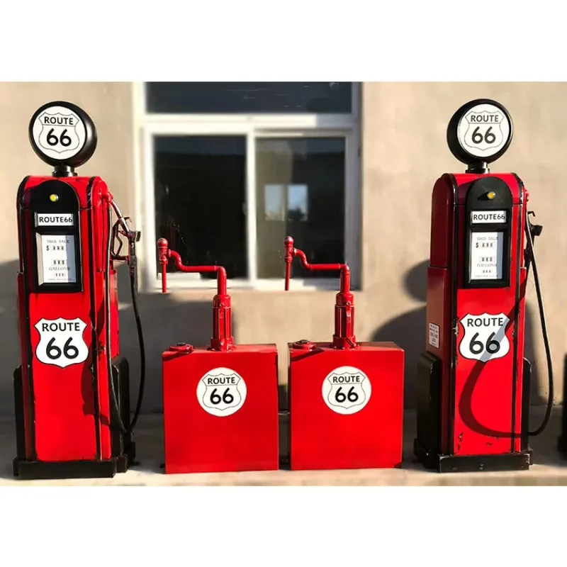 كبير الرجعية الحنين القصدير مضخة البنزين نموذج التصوير الدعائم بار مقهى مطعم المعادن خمر زخارف للحانات